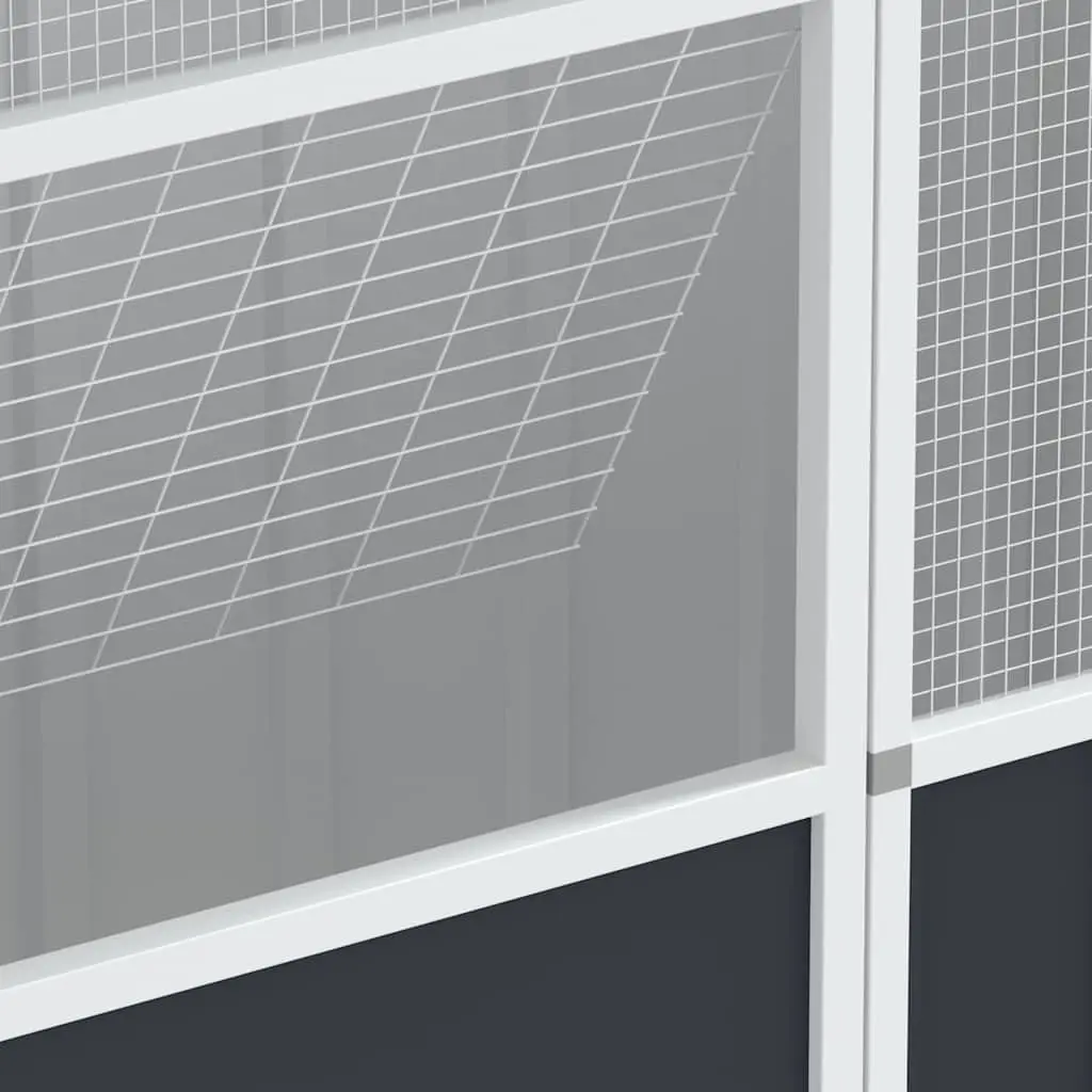 Bird Cage Large Anthracite Galvanised Steel Indoor Outdoor Aviary Enclosure
