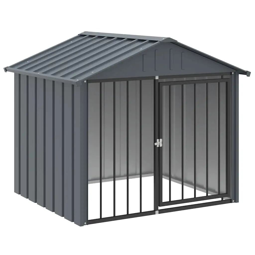 Black Outdoor Dog House for Active Pets