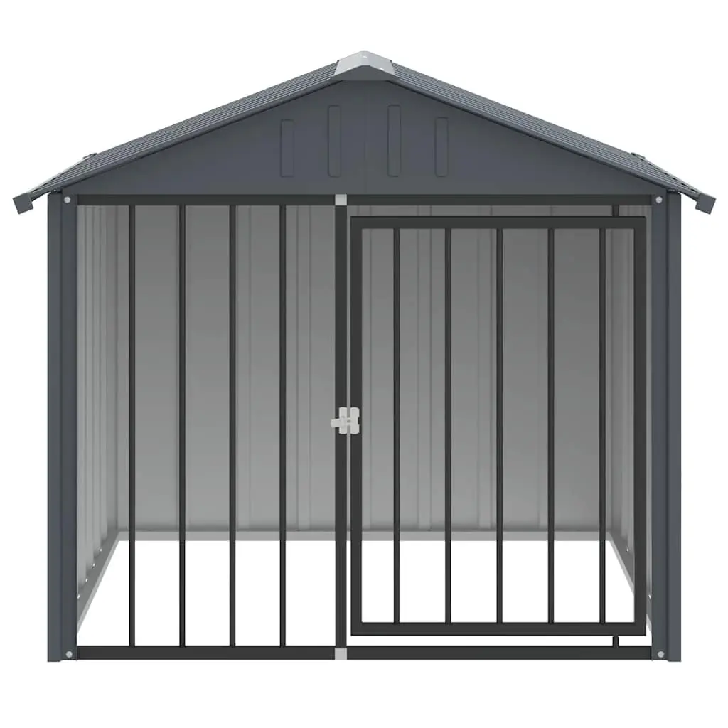 Black Outdoor Dog House for Active Pets