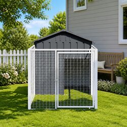 Practical Dog House with Extended Run for Everyday Use