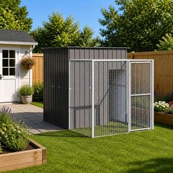 Ideal Chicken Cage with Run for Safe Animal Housing