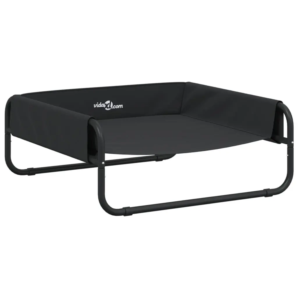 Elevated Dog Bed Oxford Fabric Anthracite Steel Frame Indoor Outdoor Pet Cot