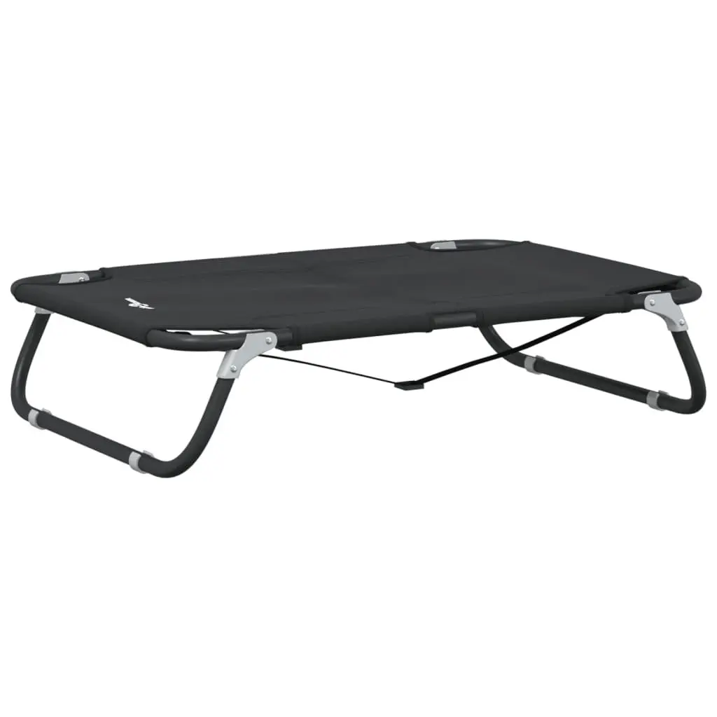 Foldable Elevated Dog Bed Cot Oxford Fabric Anthracite Portable Raised Pet Sleeping Couch