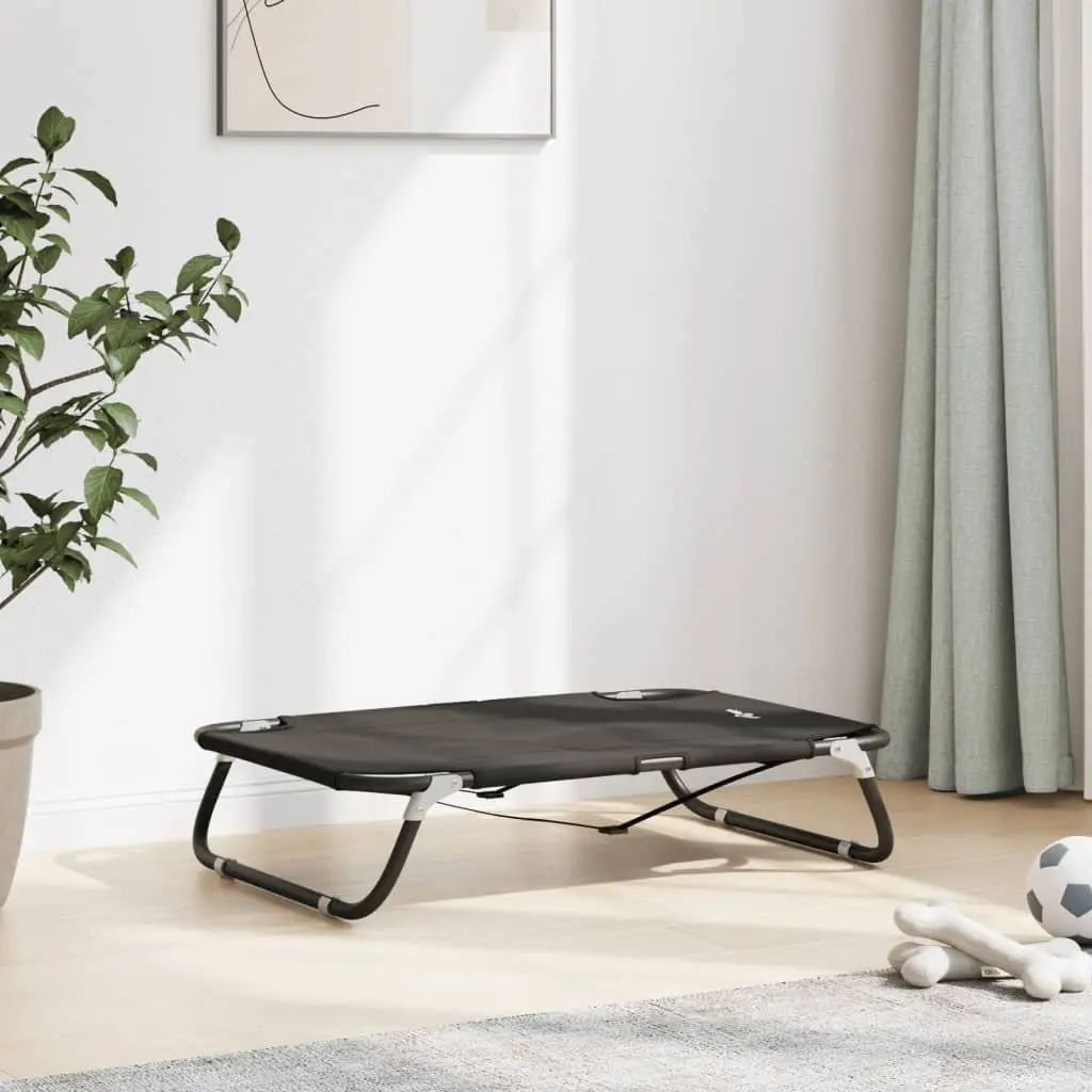 Foldable Elevated Dog Bed Cot Oxford Fabric Anthracite Portable Raised Pet Sleeping Couch