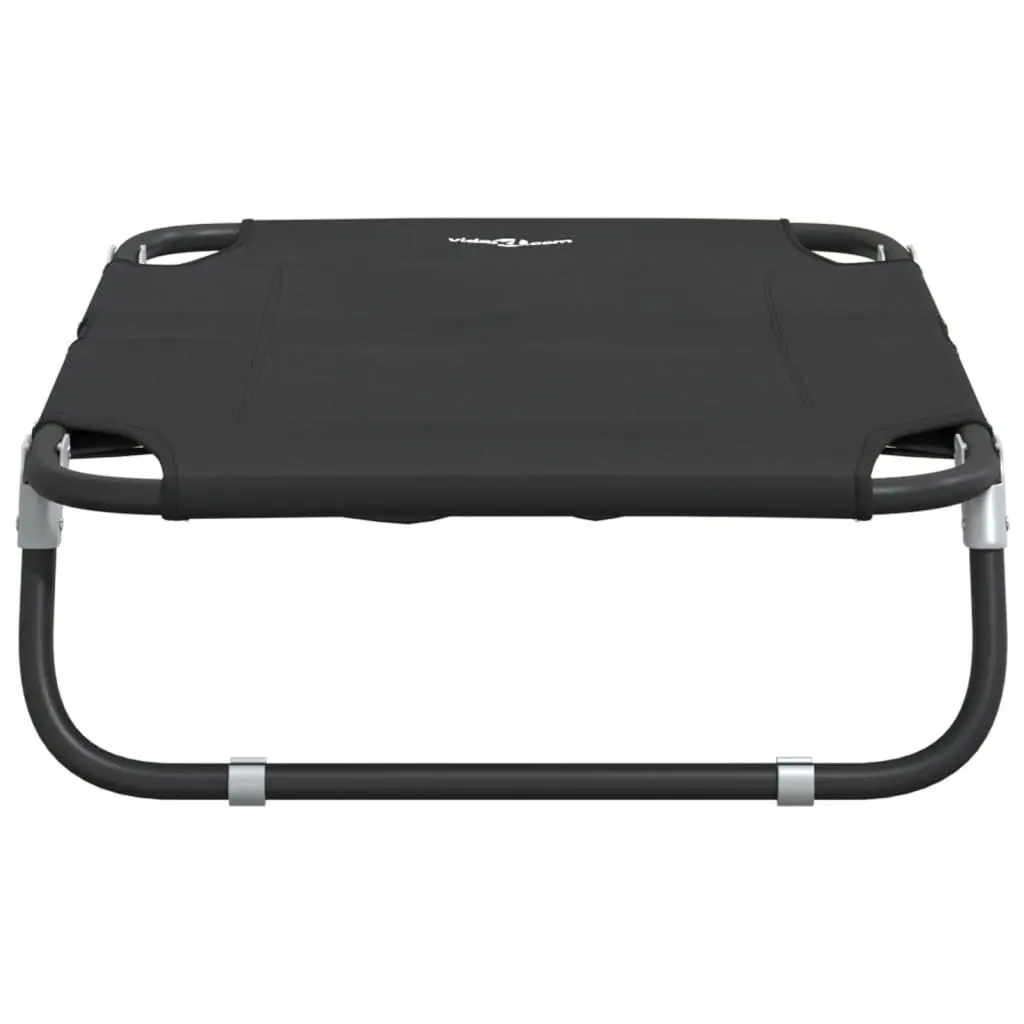 Foldable Elevated Dog Bed Cot Oxford Fabric Anthracite Portable Raised Pet Sleeping Couch