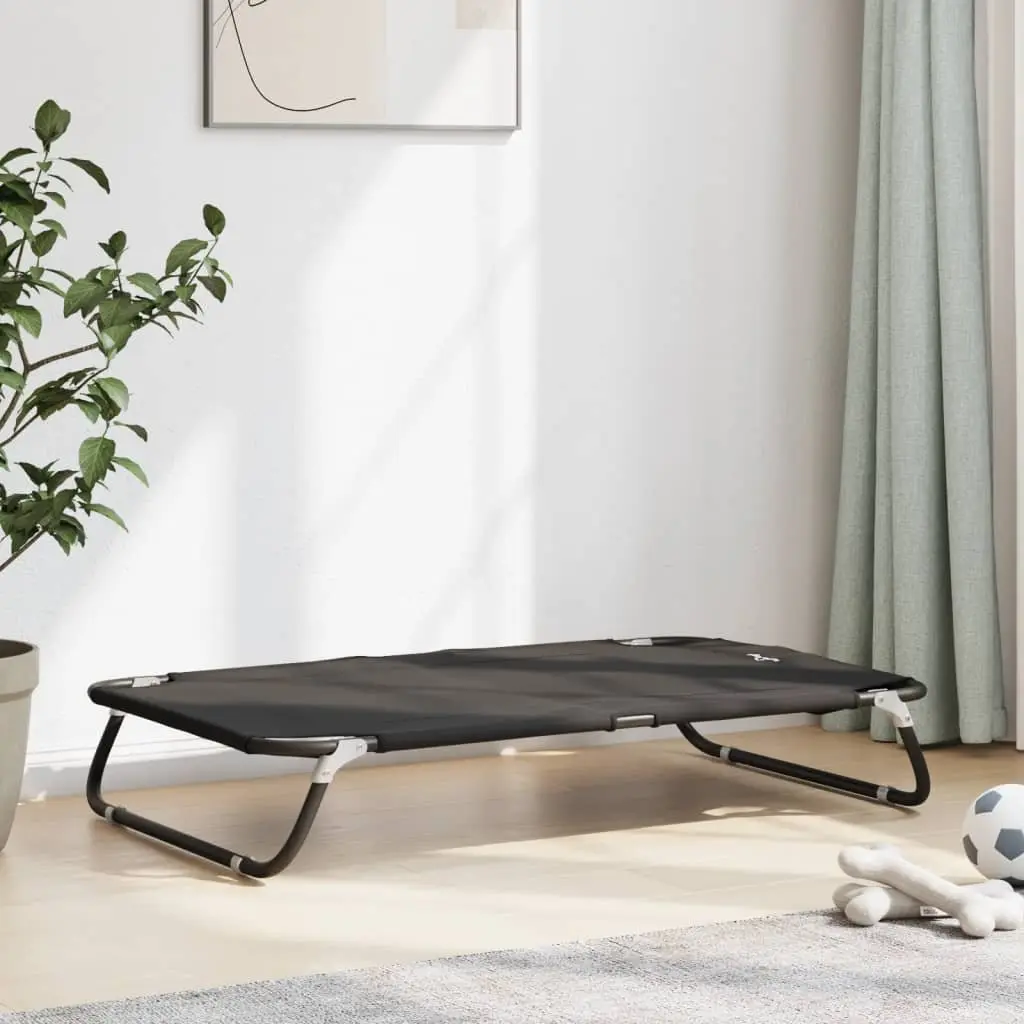 Dog Bed Elevated Foldable Oxford Fabric Anthracite