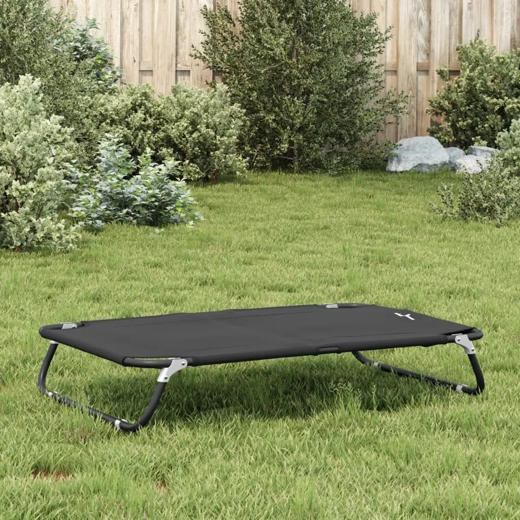 Dog Bed Elevated Foldable Oxford Fabric Anthracite
