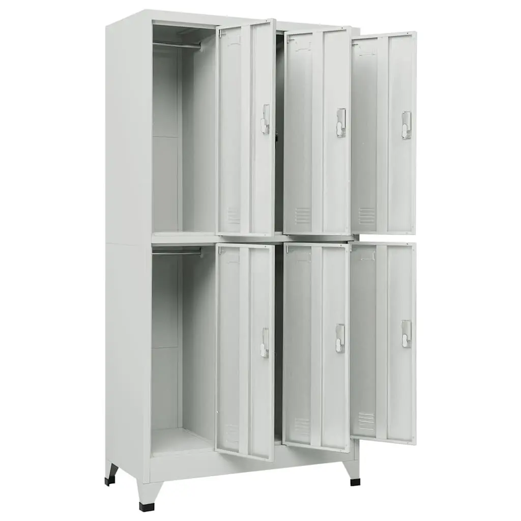 Locker Cabinet with 6 Storage Areas