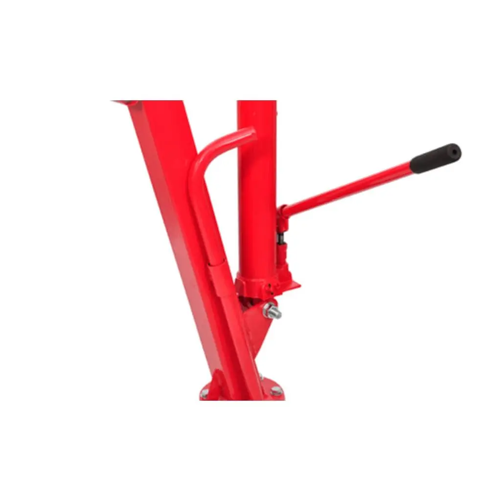 Manual Winch Pickup Crane Truck Bed 360 Degree Swivel Head Load Lift with Chain and Hooks