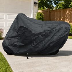 Motorcycle Cover Double-Stitched Waterproof Protection Rain Snow Dust UV Storage