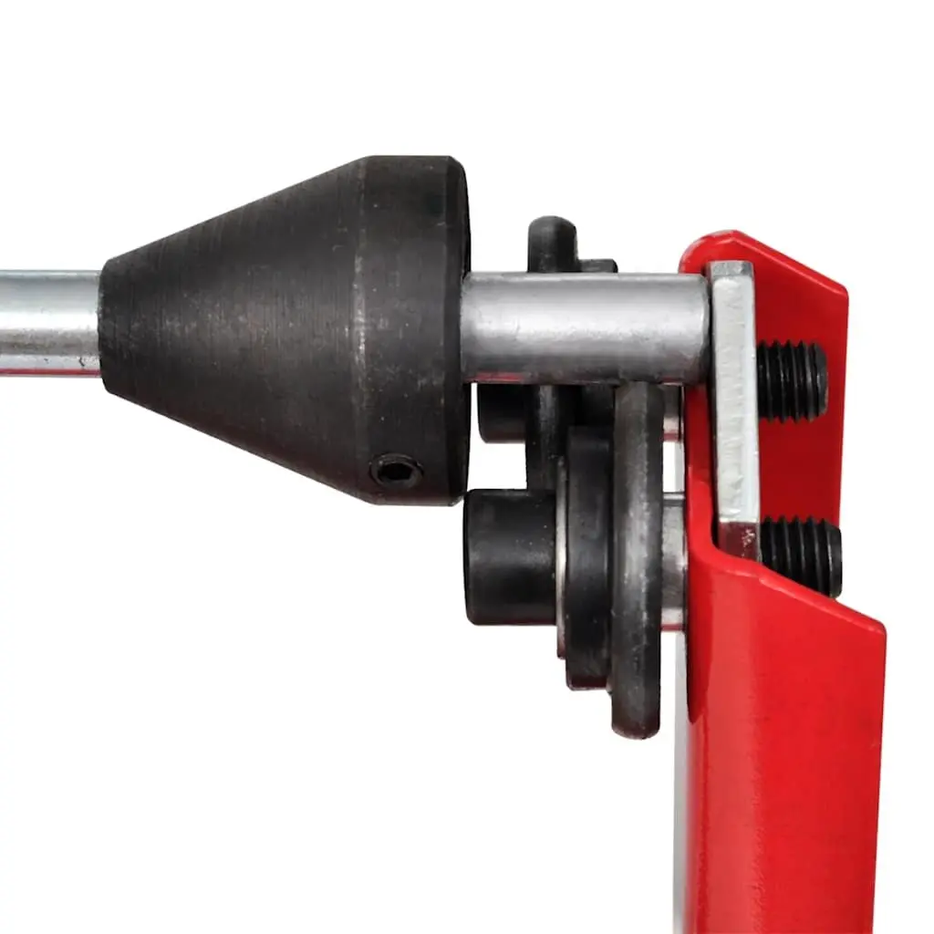 Motorcycle Balancer Stand Gravity Based Tool Red Steel Adjustable Cones