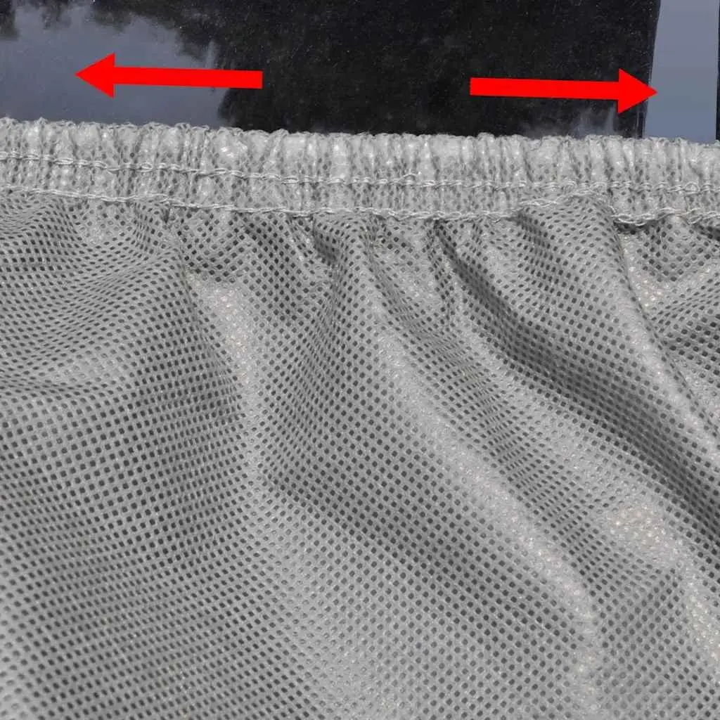 Car Cover Nonwoven Fabric M Grey Automotive Storage Protection Sedan