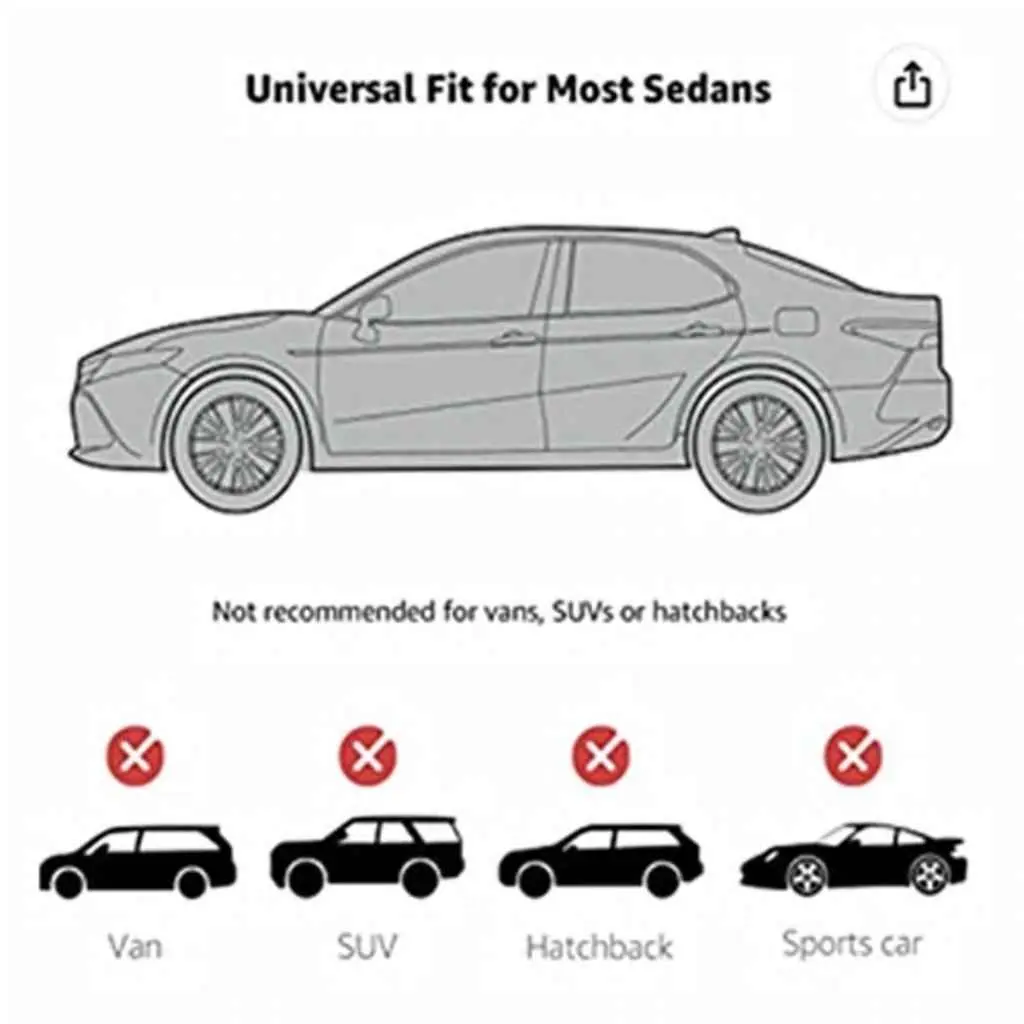 Car Cover Nonwoven Fabric M Grey Automotive Storage Protection Sedan