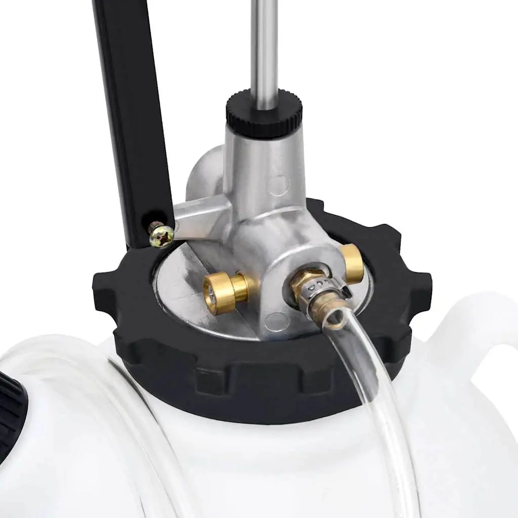Manual Transmission Fluid Filler 7.5L Dispenser Kit White with 13 Adapters