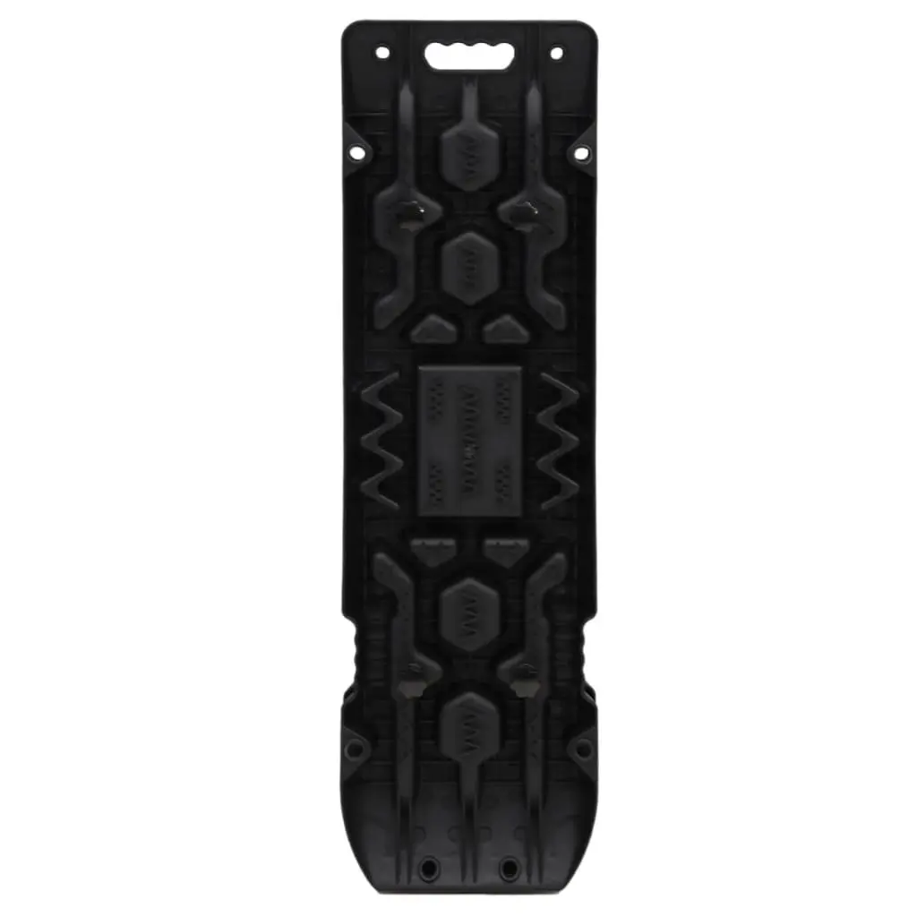 Traction Boards 2 pcs Black Recovery Tracks Off-Road Vehicle Wheel Grip Mat