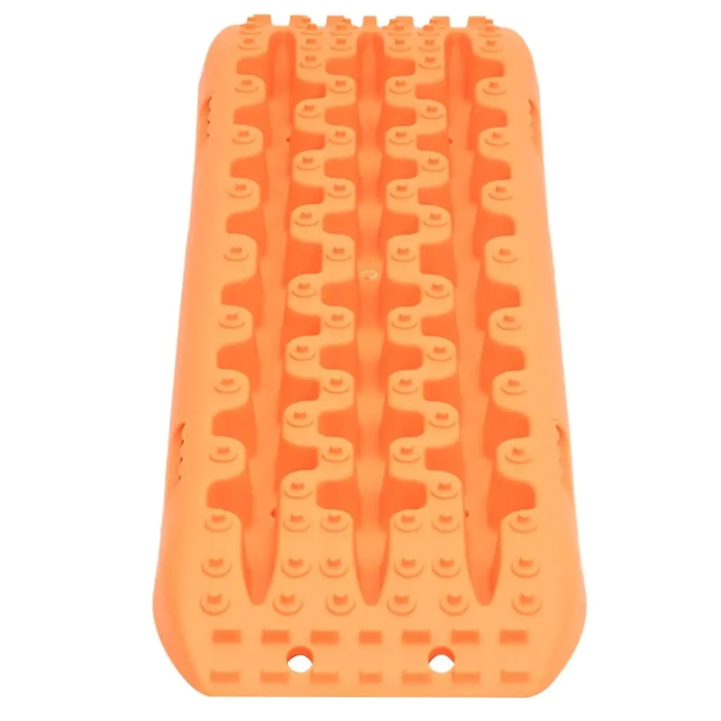 Traction Boards 2 Pieces Orange Recovery Nylon Off-Road Emergency Vehicle Track
