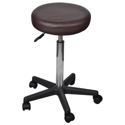 Practical Brown Office Stool for Your Home Setup