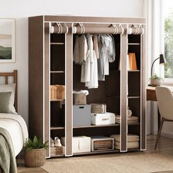 Practical Portable Wardrobe for Any Room or Camping