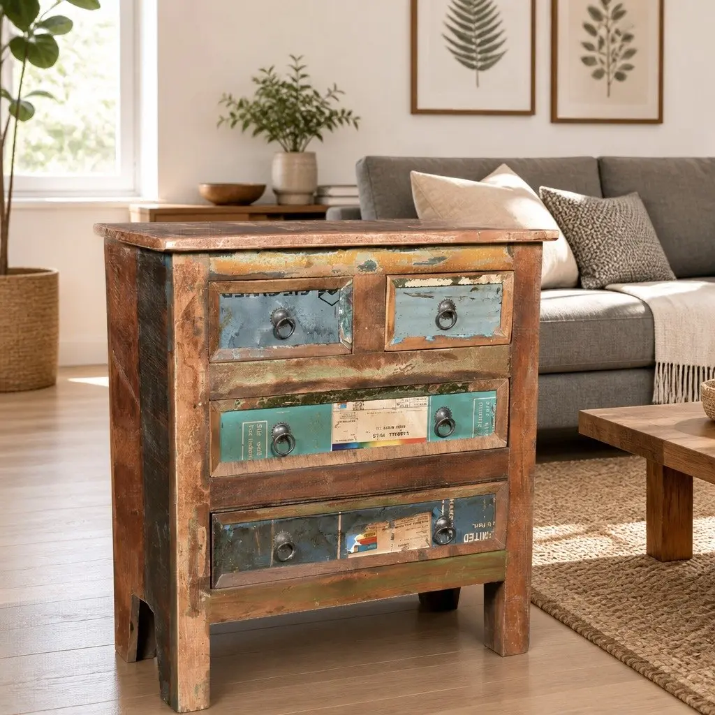 4 Drawer Chest for Bedroom Organization