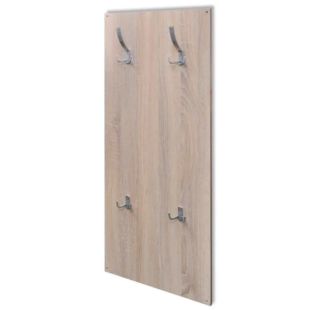 Wooden Shoe Cabinet 3-in-1 Set with Mirror and Coat Rack Hallway Storage