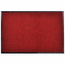 Practical Red Door Mat 90 x 120 cm for Daily Use