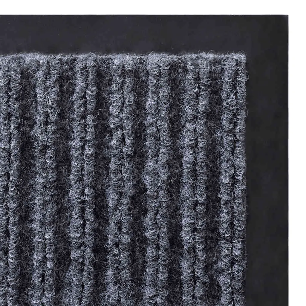 Grey Door Mat 120x180cm PVC Backing Non-Slip Indoor Outdoor Floor Mat