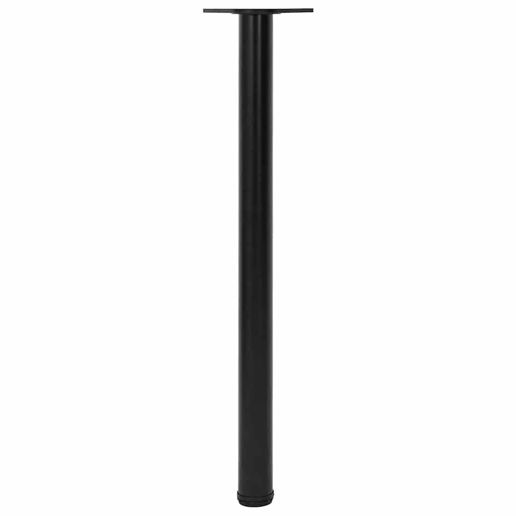 Replacement Table Legs Adjustable 870mm Black Set of 4 Furniture Support
