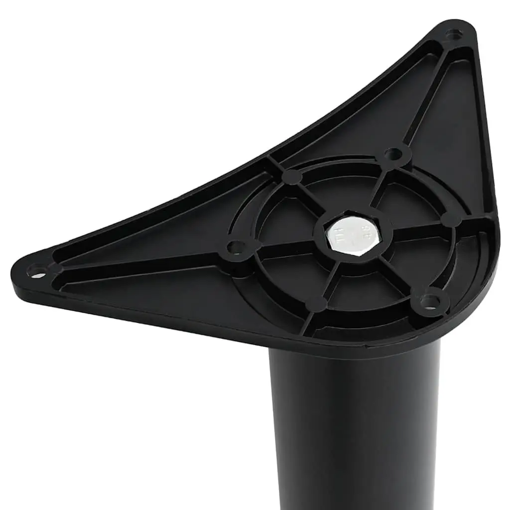 Replacement Table Legs Adjustable 870mm Black Set of 4 Furniture Support