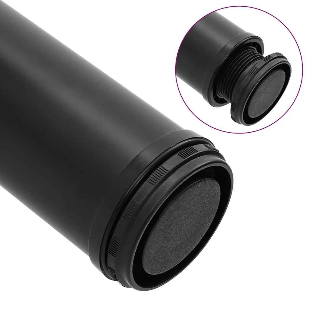 Adjustable Table Legs Black Metal Set 4 Pieces 1100mm with Screw Feet for Height Compensation