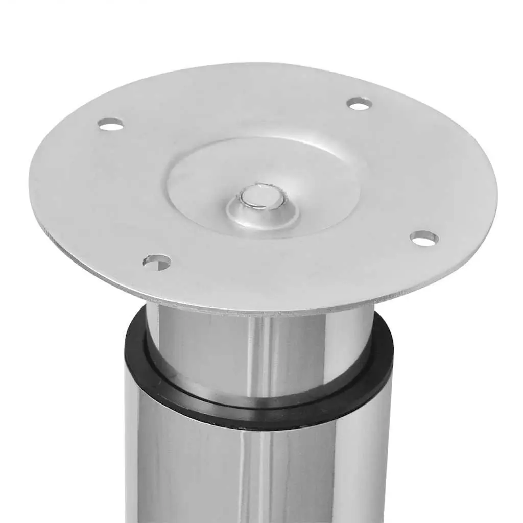 Telescopic Table Legs Adjustable Chrome 710mm to 1100mm Set of 2