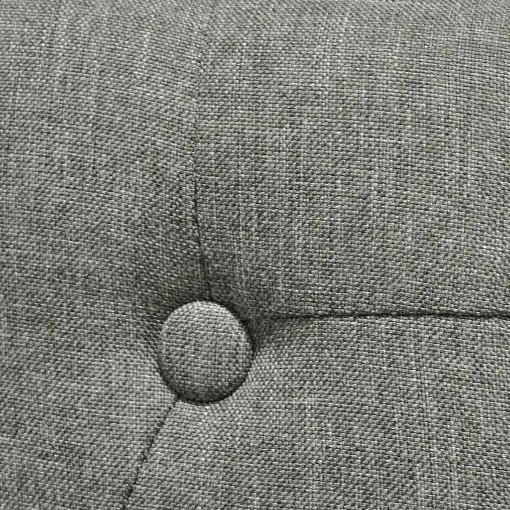 Set of 4 Dining Chairs in Grey Fabric
