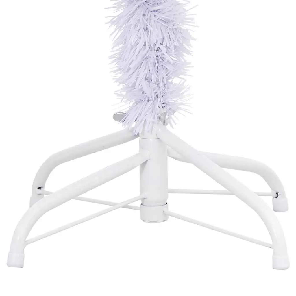 Artificial Christmas Tree Dense White 150cm PVC with 380 Branch Tips for Indoor and Outdoor Use