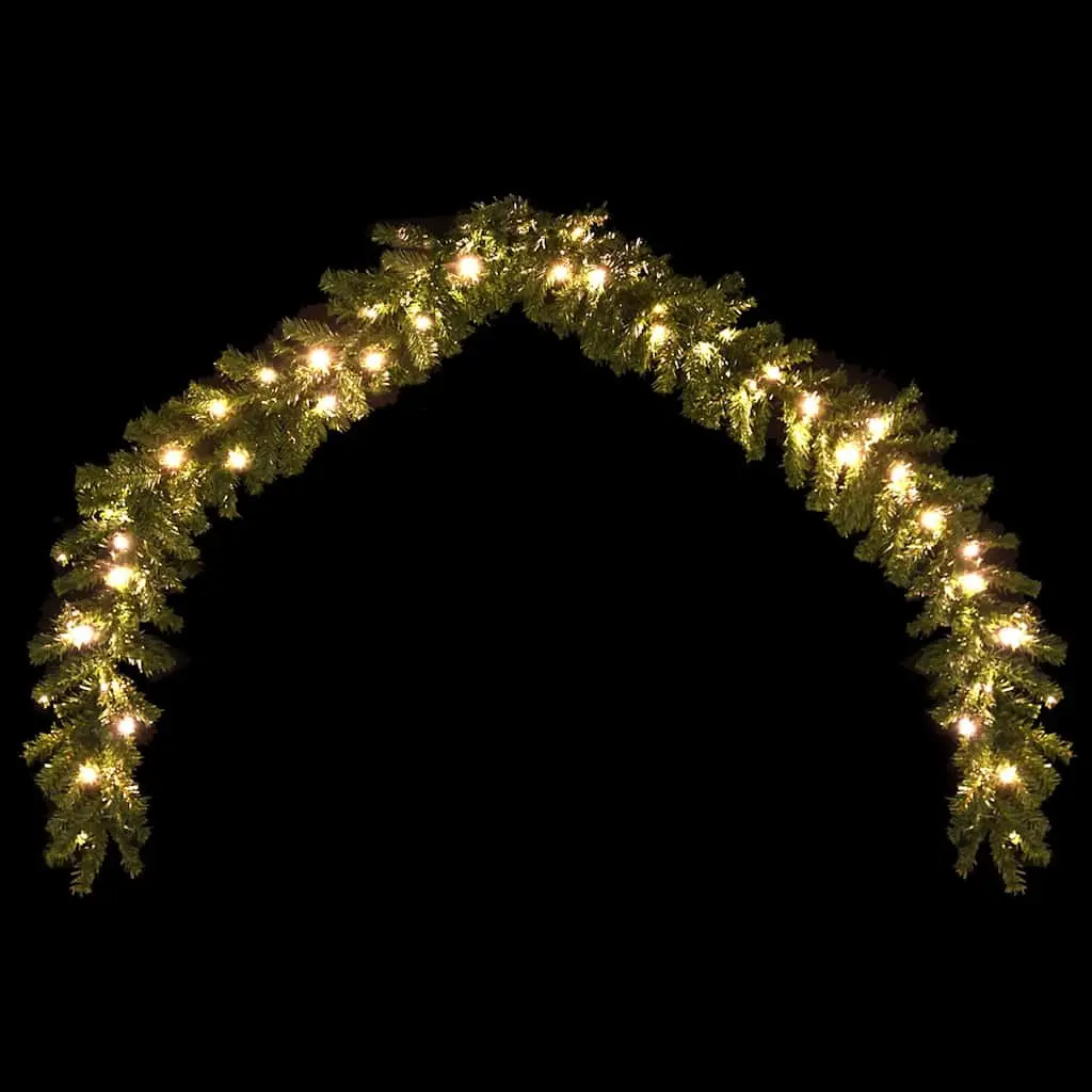 Christmas Garland LED Lights 10m Green Indoor Outdoor