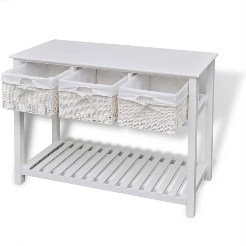 White Sideboard for Home Organization