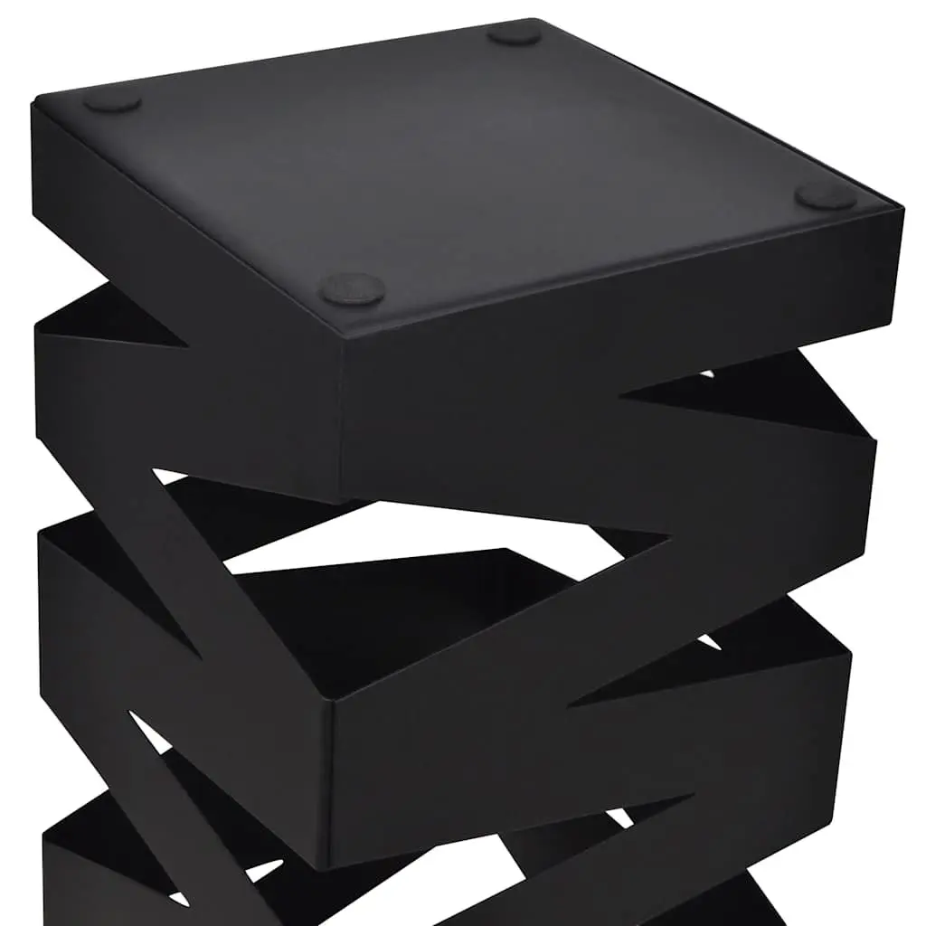 Umbrella Stand Powder-coated Steel 48.5cm Black