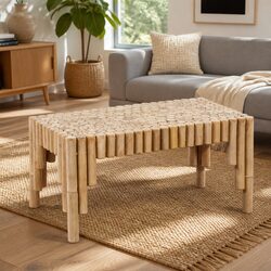 Practical Bamboo Coffee Table for Everyday Use