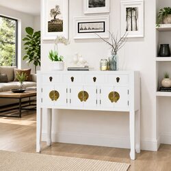 Practical Solid Wood Asian Style Storage Solution