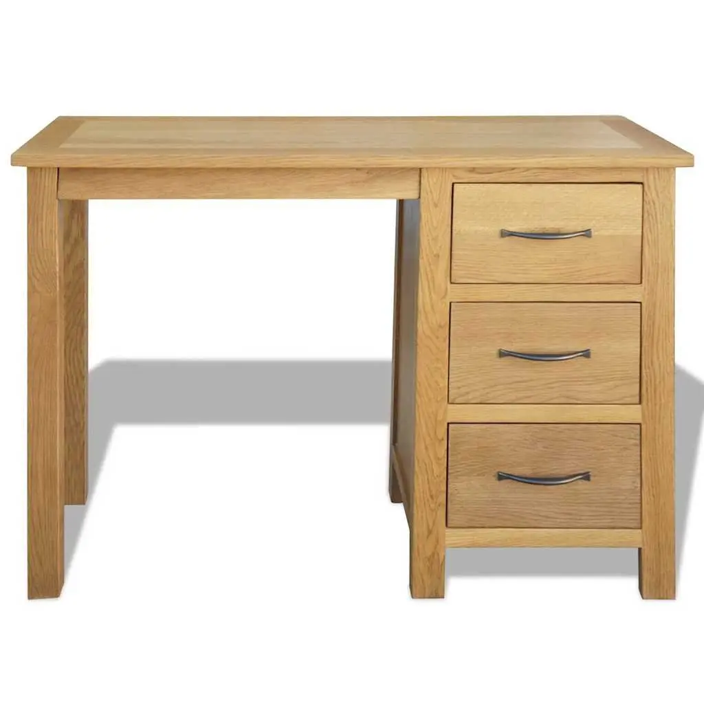 Solid Oak Wood Desk for Home Use