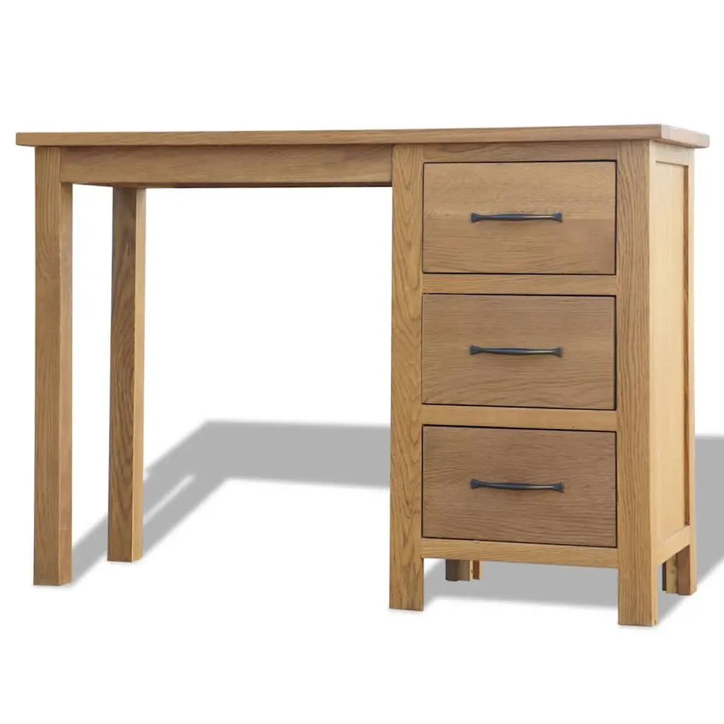 Solid Oak Wood Desk for Home Use