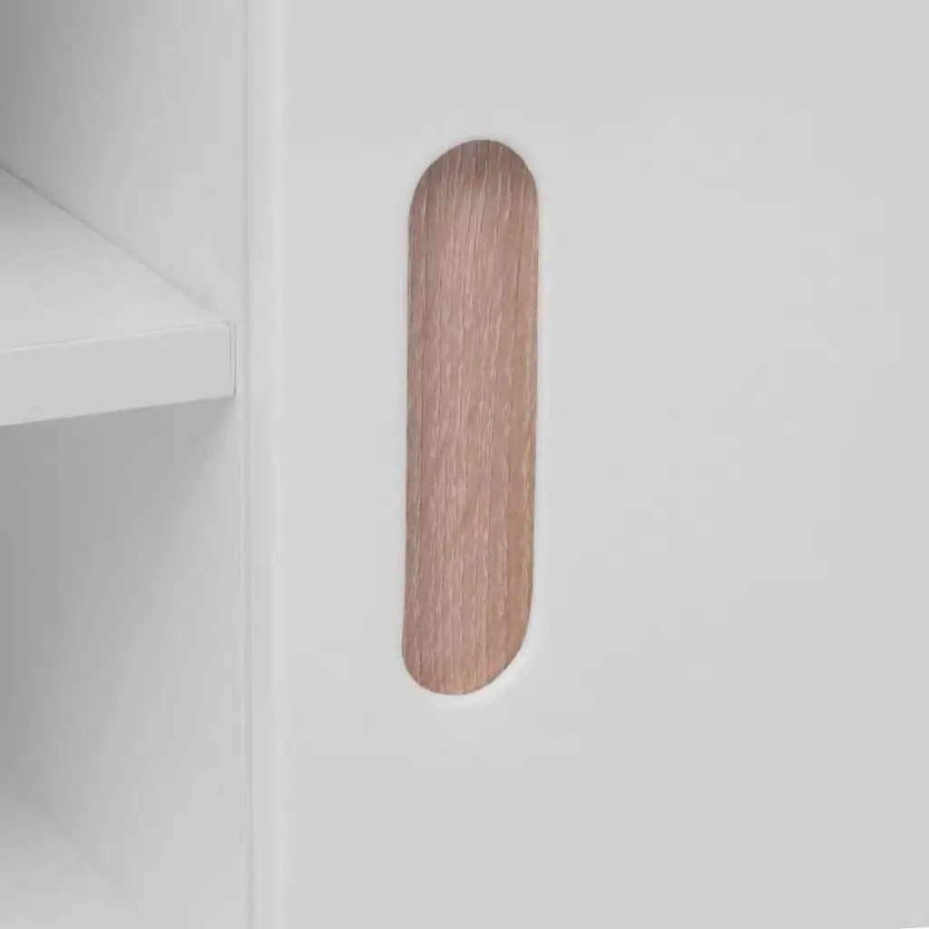 High Gloss White TV Stand for Home Use (75)