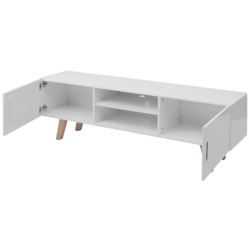 High Gloss White TV Stand for Home Use (75)