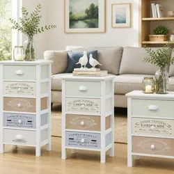 Practical White French Country Storage Cabinet for Every Room