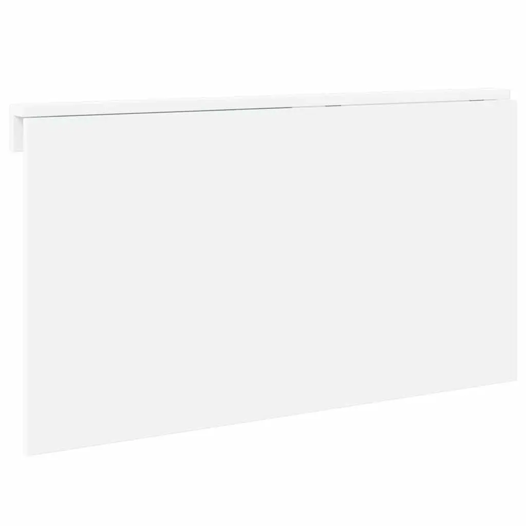 Folding Wall Table White 100x60 cm Space-Saving Mounted Desk Compact