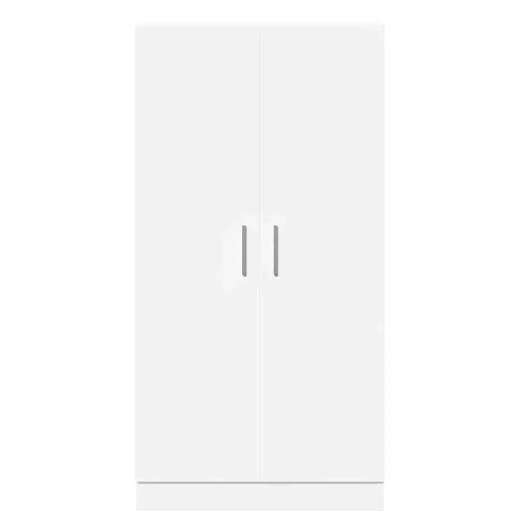 Shoe Cabinet 7 Shelves White Storage Organiser 2 Doors Entryway Hall Closet