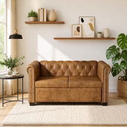 Perfect 2-Seater Chesterfield Sofa for Cozy Spaces
