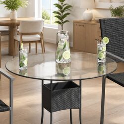 Practical 700mm Round Tempered Glass Table Top for Your Home