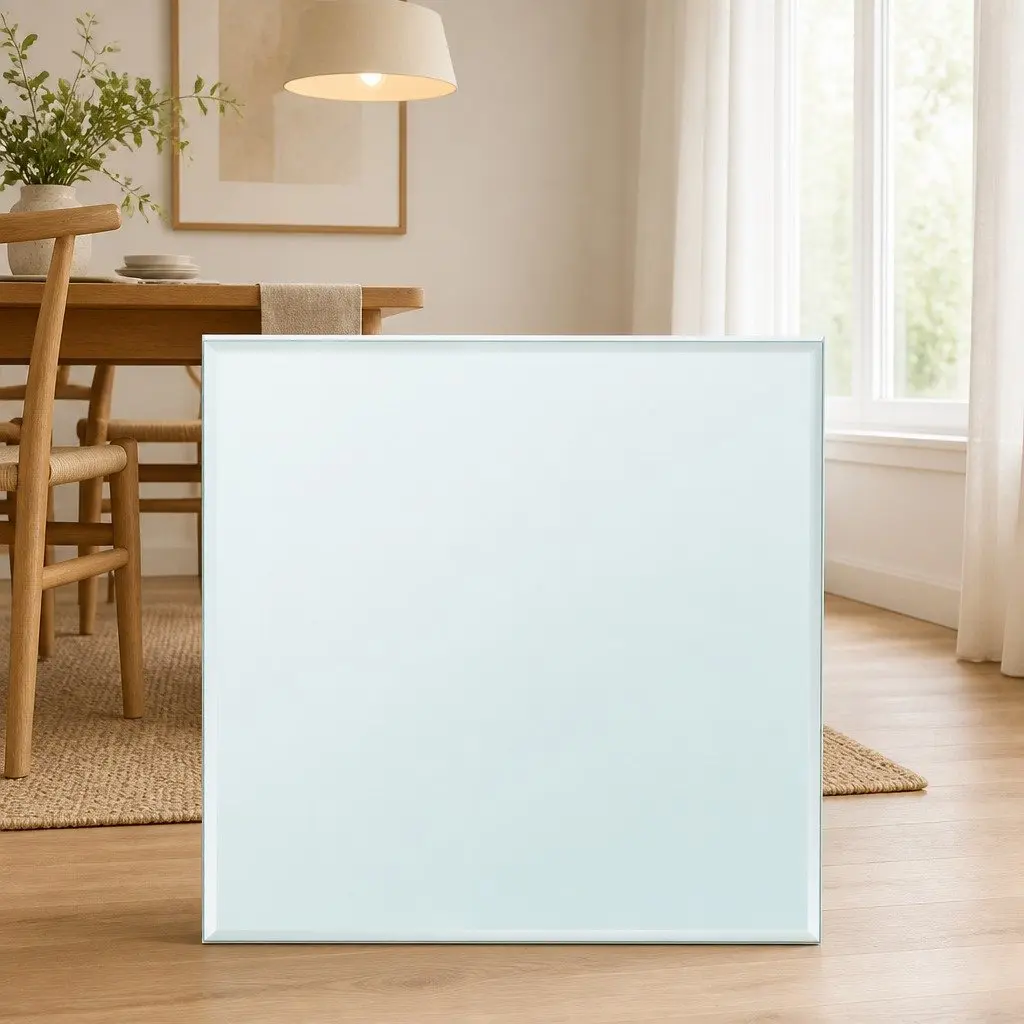 Tempered Glass Table Top Square 700x700mm Dining Coffee Garden Furniture
