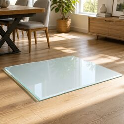 Practical 800x800 mm Square Tempered Glass Top for Everyday Use