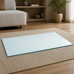 Versatile Tempered Glass Table Top for Everyday Use, 1200x650mm