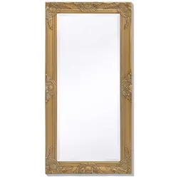 Versatile Baroque Gold Frame Wall Mirror 100x50cm
